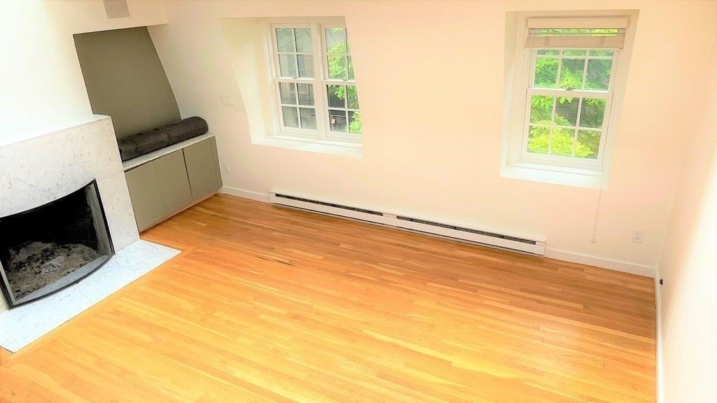 Empty room, Fireplace, Interior, Wood Texture Flooring