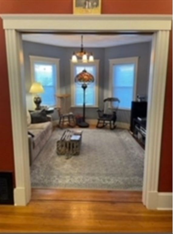 Chandelier, Interior, Living room, Wood Texture Flooring