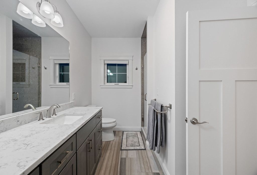 Bathroom, Interior, Wood Texture Flooring