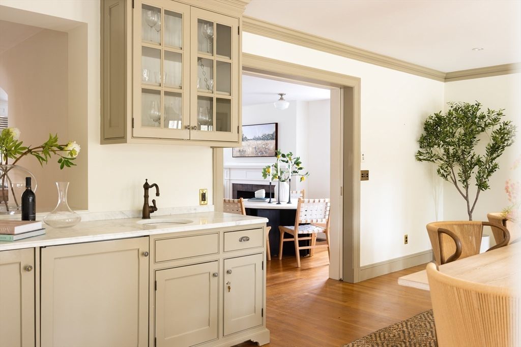 Fireplace, Interior, Wood Texture Flooring