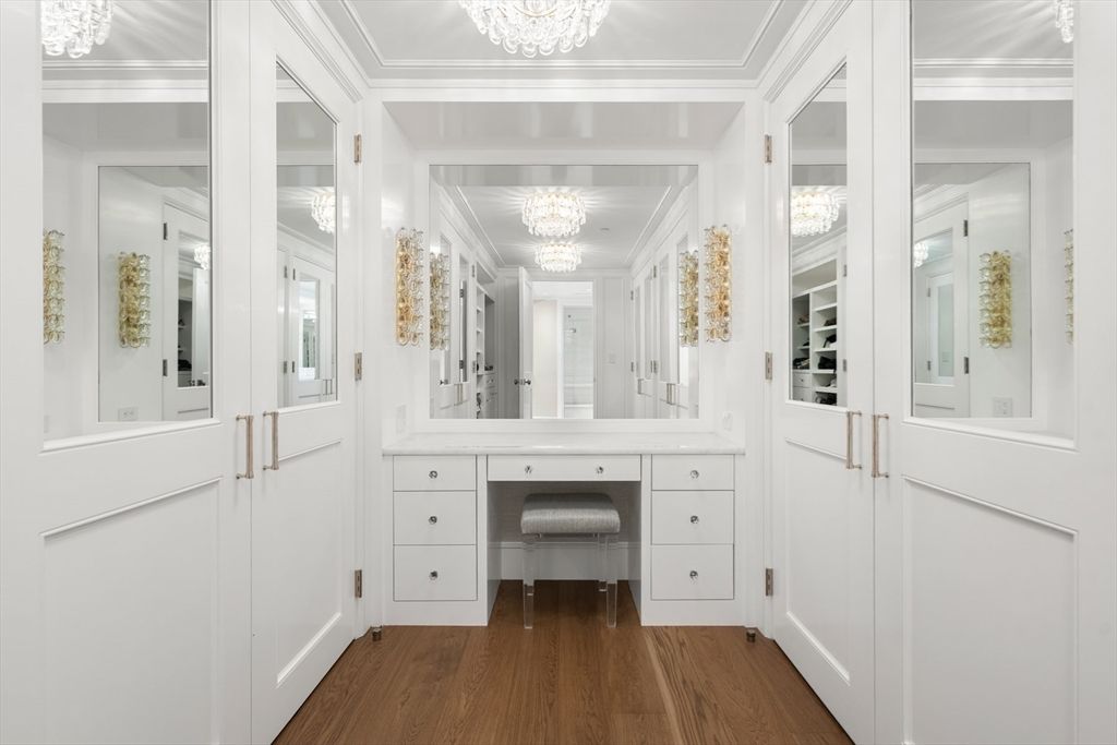 Chandelier, Interior, Wood Texture Flooring