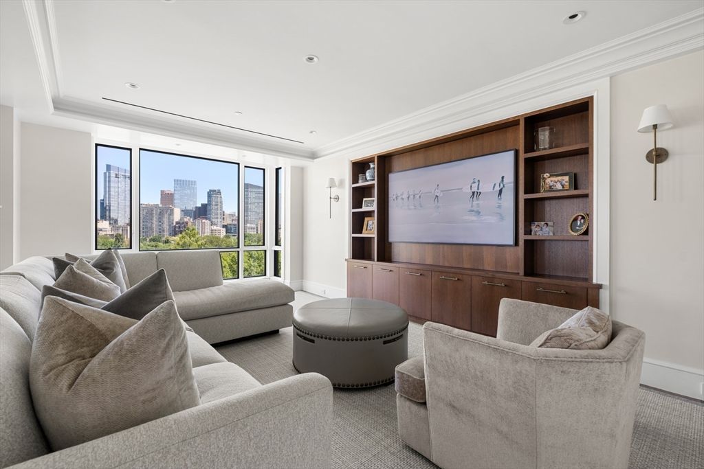 Interior, Living room, Recessed Lighting