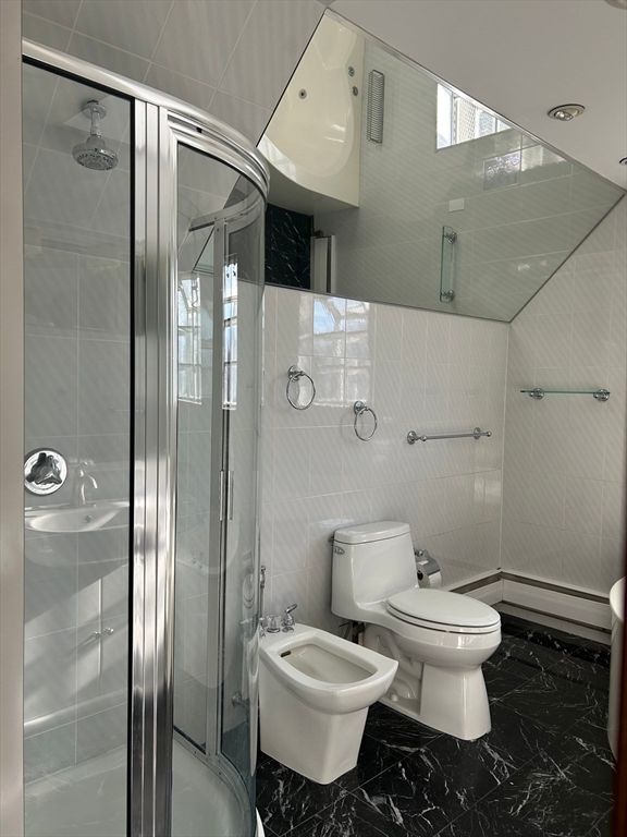 Bathroom, Glass Shower, Interior, Marble