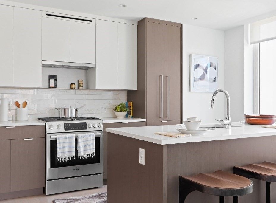 Interior, Kitchen, Recessed Lighting, Stainless Steel Appliances