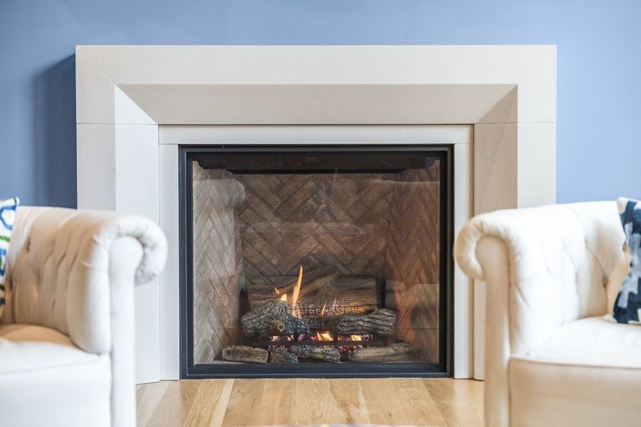 Fireplace, Interior, Wood Texture Flooring