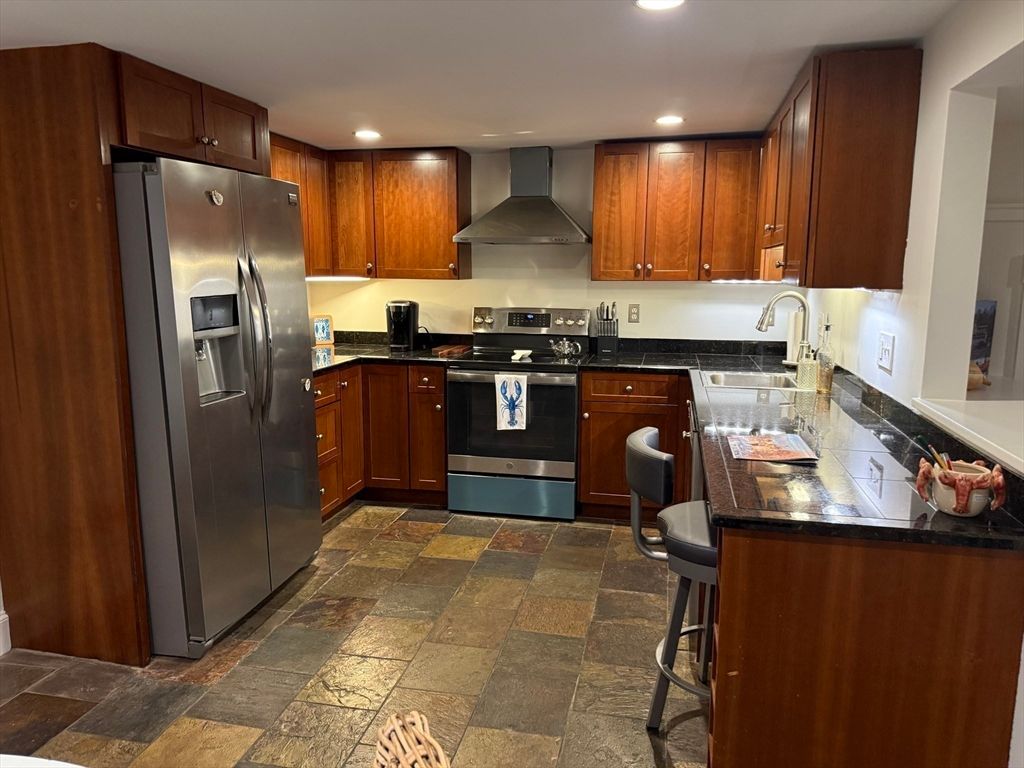 Interior, Kitchen, Recessed Lighting, Stainless Steel Appliances