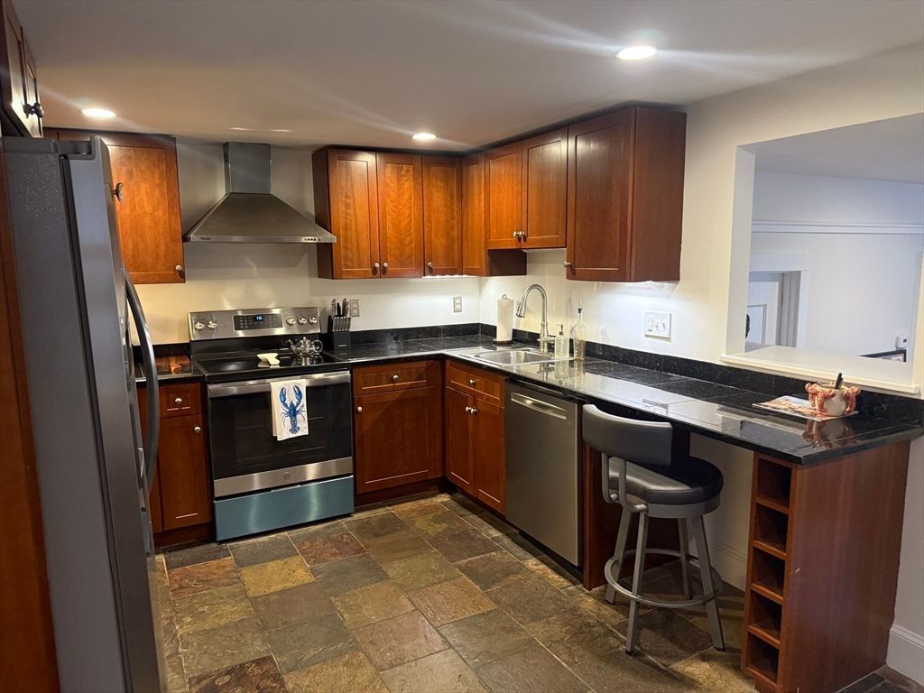 Interior, Kitchen, Recessed Lighting, Stainless Steel Appliances