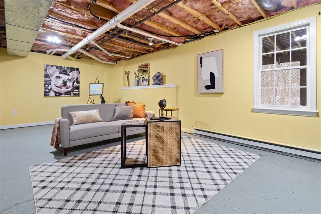 Interior, Living room, Wooden Beams