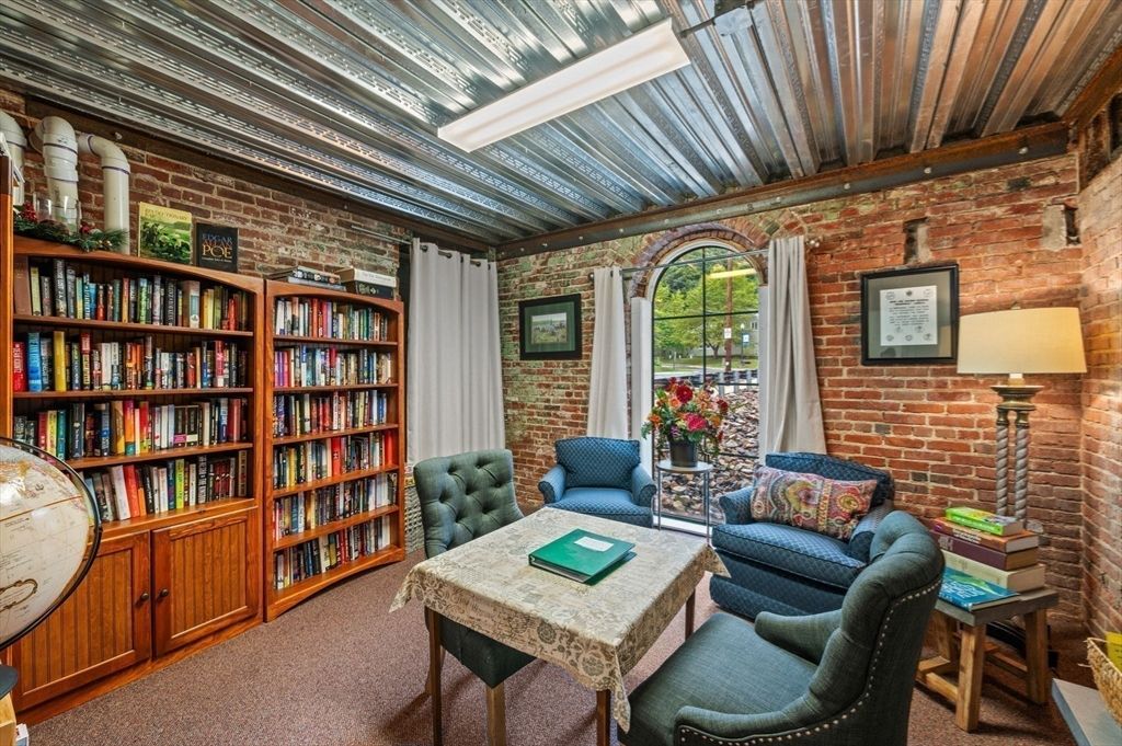 Interior, Living room, Stone Walls