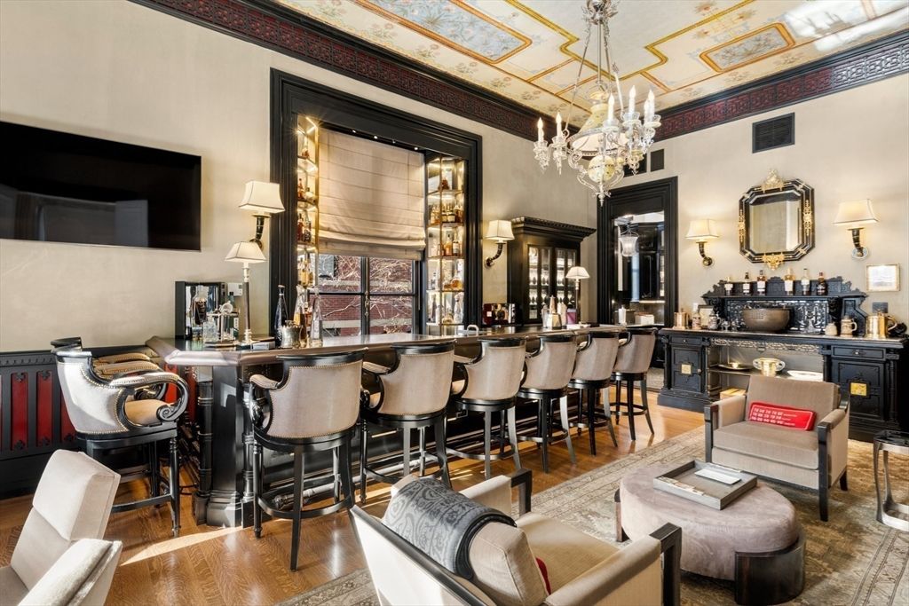 Chandelier, Interior, Wood Texture Flooring