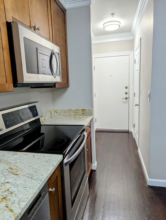 Interior, Kitchen, Wood Texture Flooring