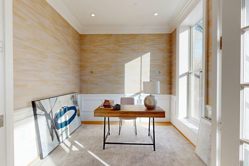 Home Office, Interior, Recessed Lighting