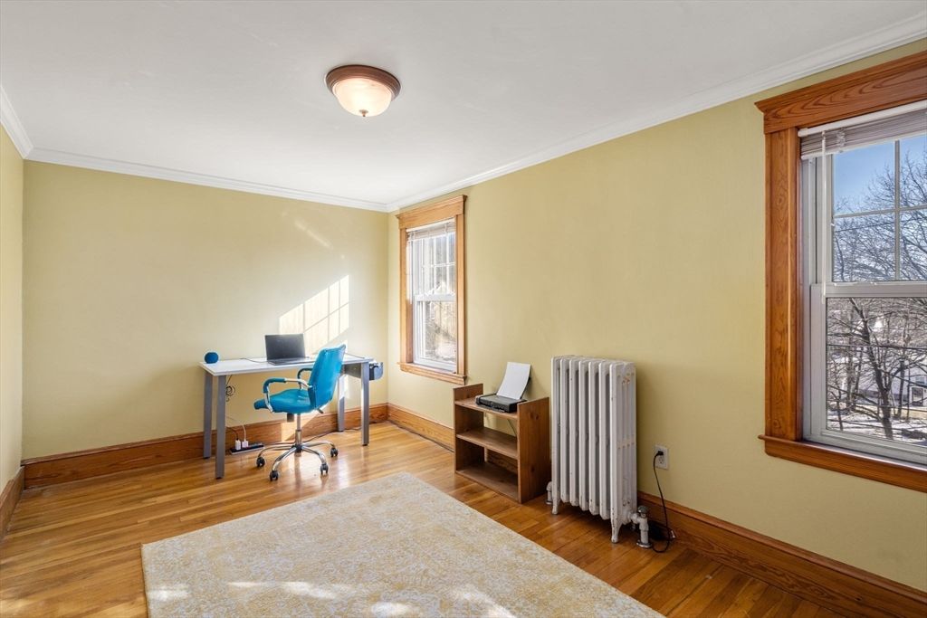 Home Office, Interior, Wood Texture Flooring