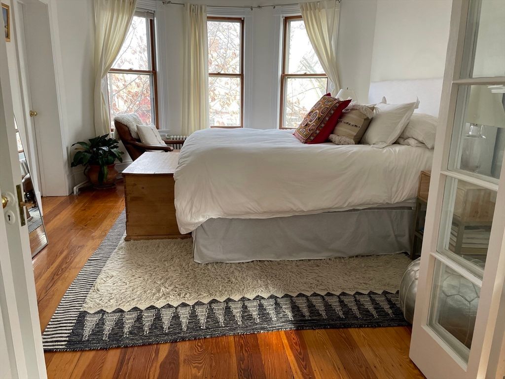 Bedroom, Interior, Wood Texture Flooring