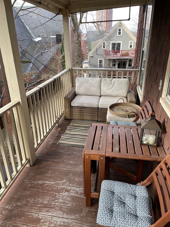 Exterior, Wood Texture Flooring