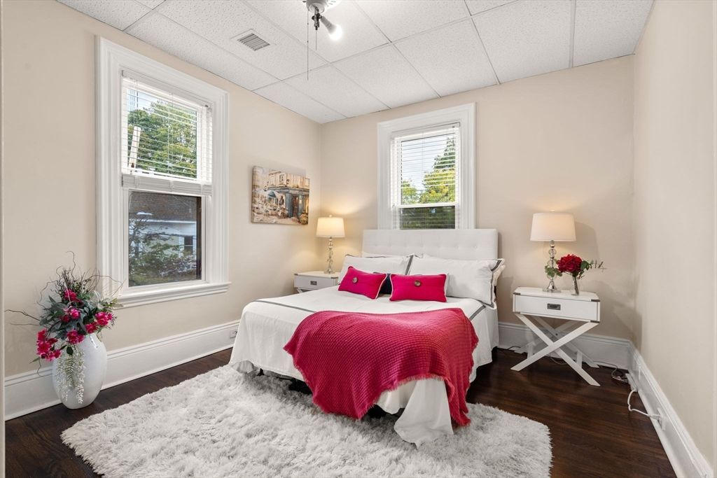 Bedroom, Interior, Wood Texture Flooring