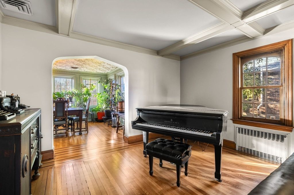 Dining room, Interior, Piano, Wood Texture Flooring