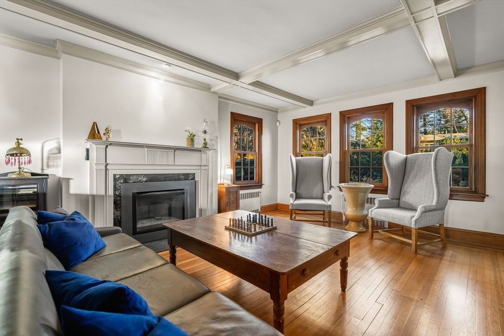 Fireplace, Interior, Living room, Wood Texture Flooring