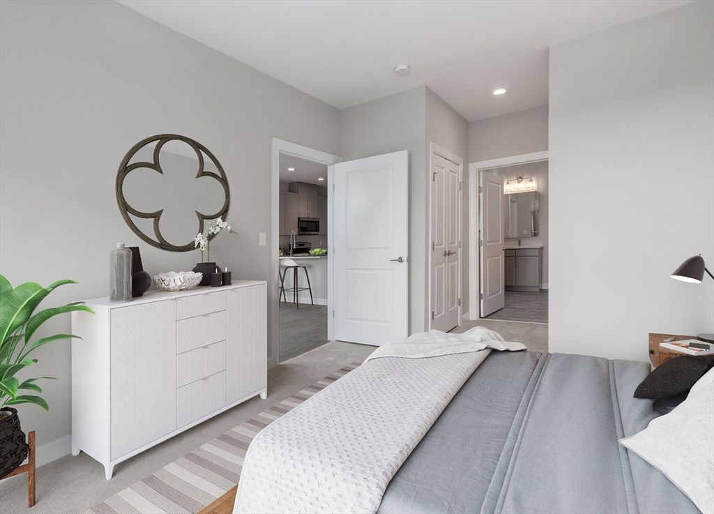 Bedroom, Interior, Recessed Lighting