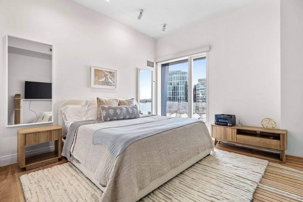 Bedroom, Interior, Water, Wood Texture Flooring