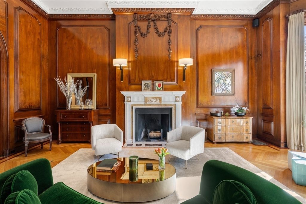 Fireplace, Interior, Living room, Wood Texture Flooring, Wooden Walls