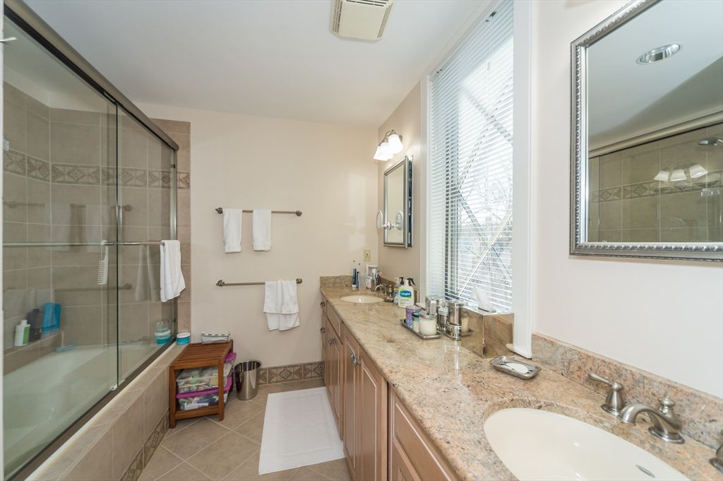 Bathroom, Dual Sink Vanities, Glass Shower, Interior