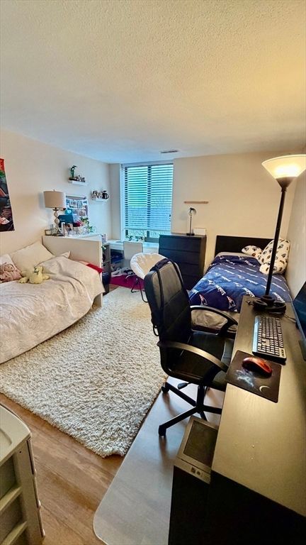 Bedroom, Home Office, Interior, Wood Texture Flooring