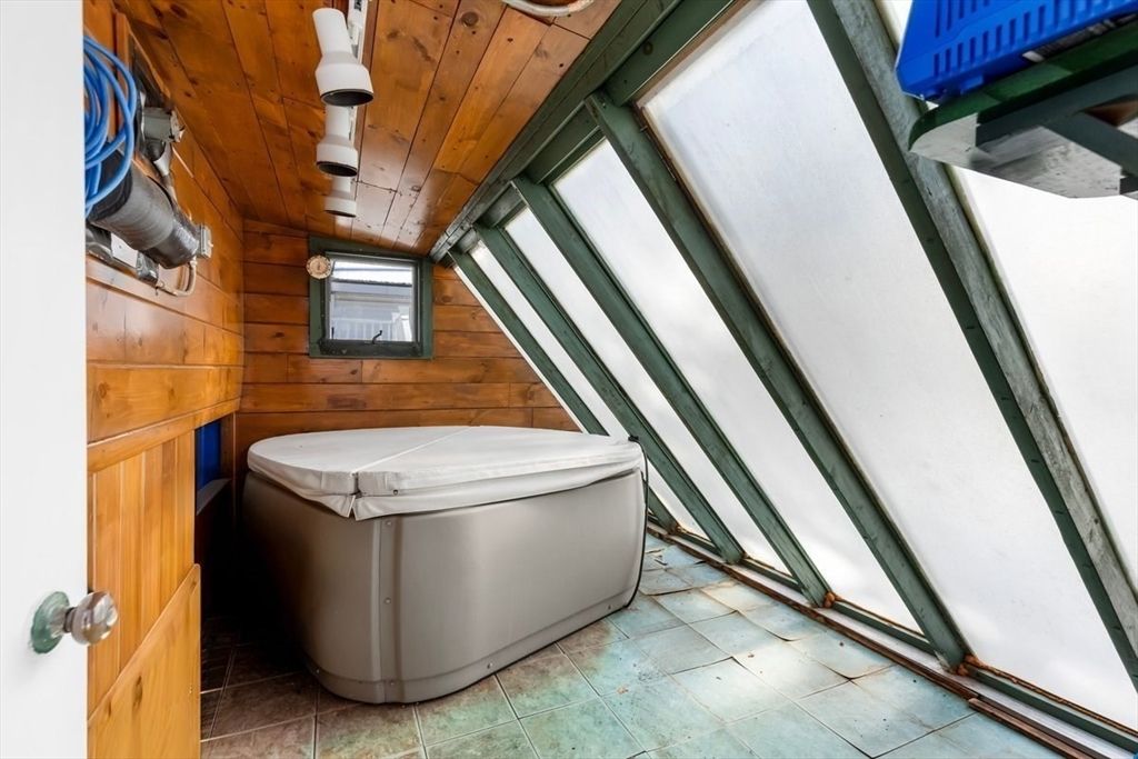 Bathroom, Interior, Wooden Walls