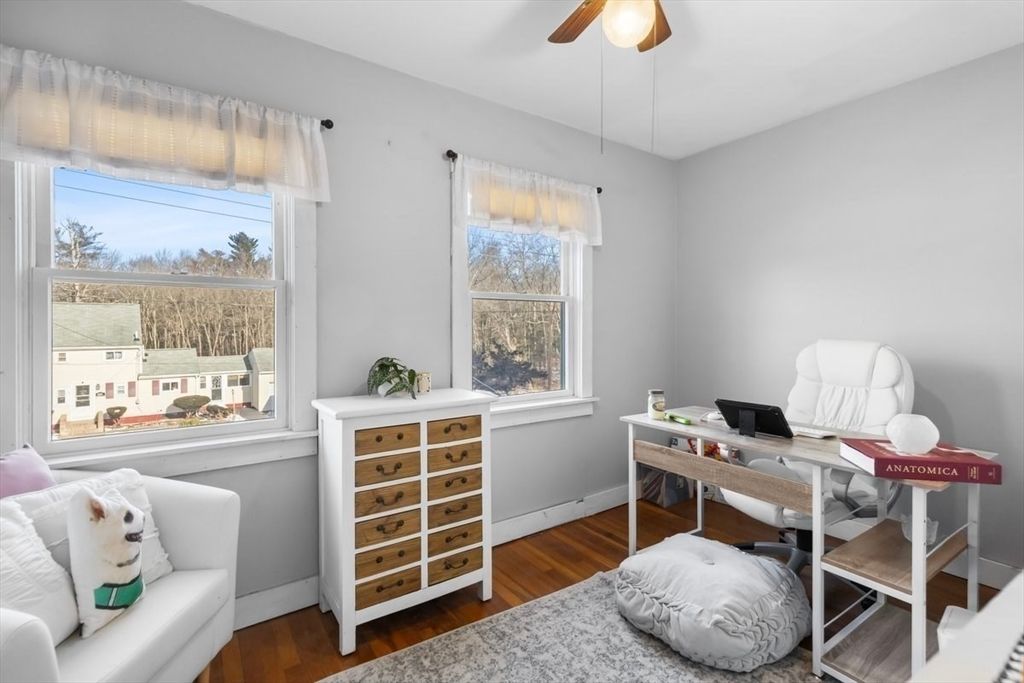 Home Office, Interior, Wood Texture Flooring