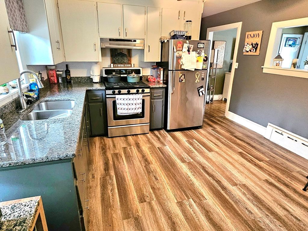 Interior, Kitchen, Wood Texture Flooring