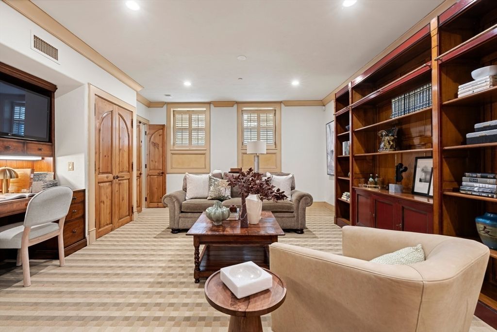 Home Office, Interior, Living room, Recessed Lighting