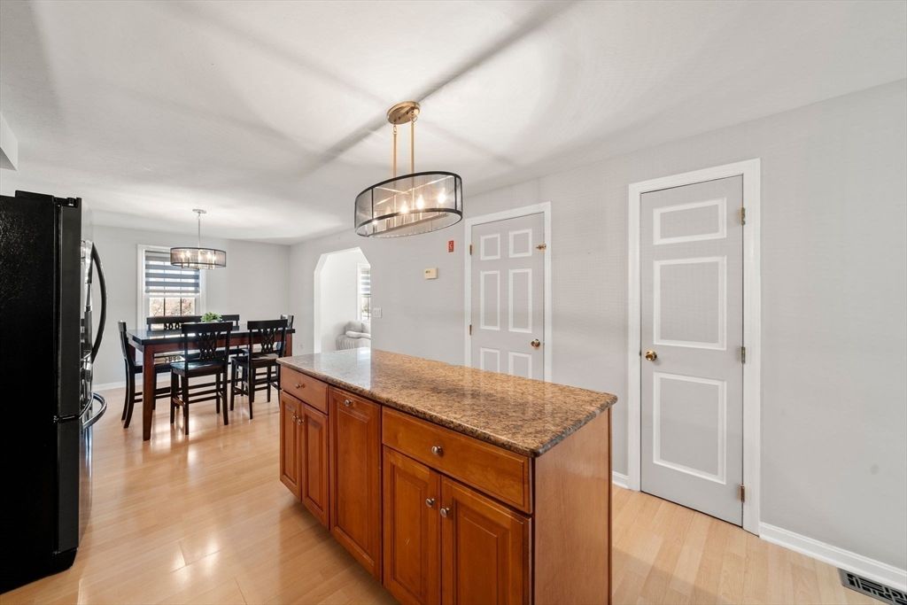 Chandelier, Dining room, Interior, Pendant Lights, Wood Texture Flooring