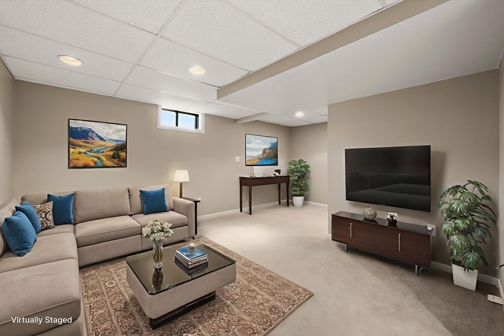 Interior, Living room, Recessed Lighting