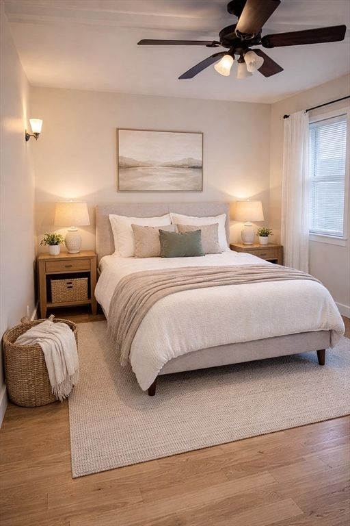 Bedroom, Interior, Wood Texture Flooring