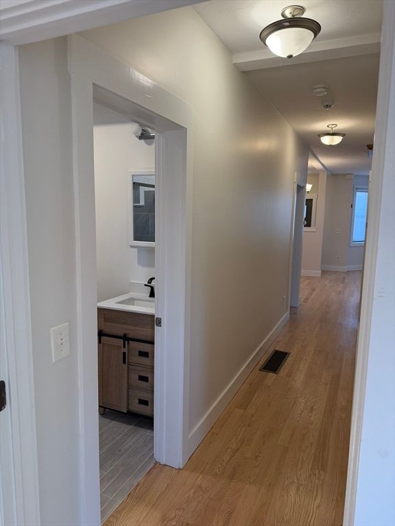 Bathroom, Interior, Wood Texture Flooring
