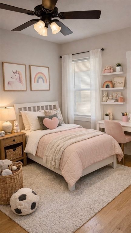 Bedroom, Interior, Wood Texture Flooring