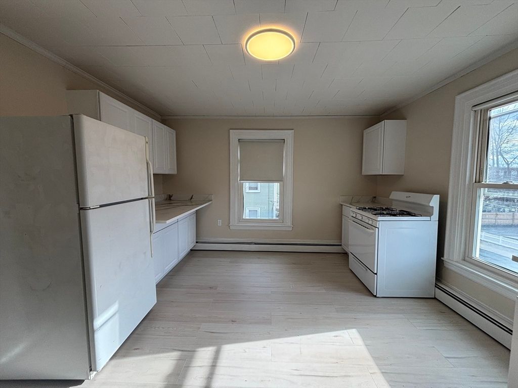 Interior, Kitchen, Washer, Wood Texture Flooring