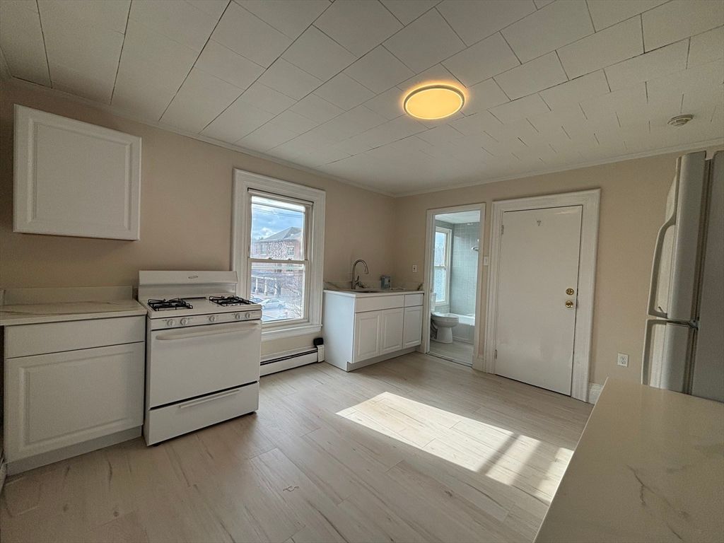 Interior, Kitchen, Wood Texture Flooring