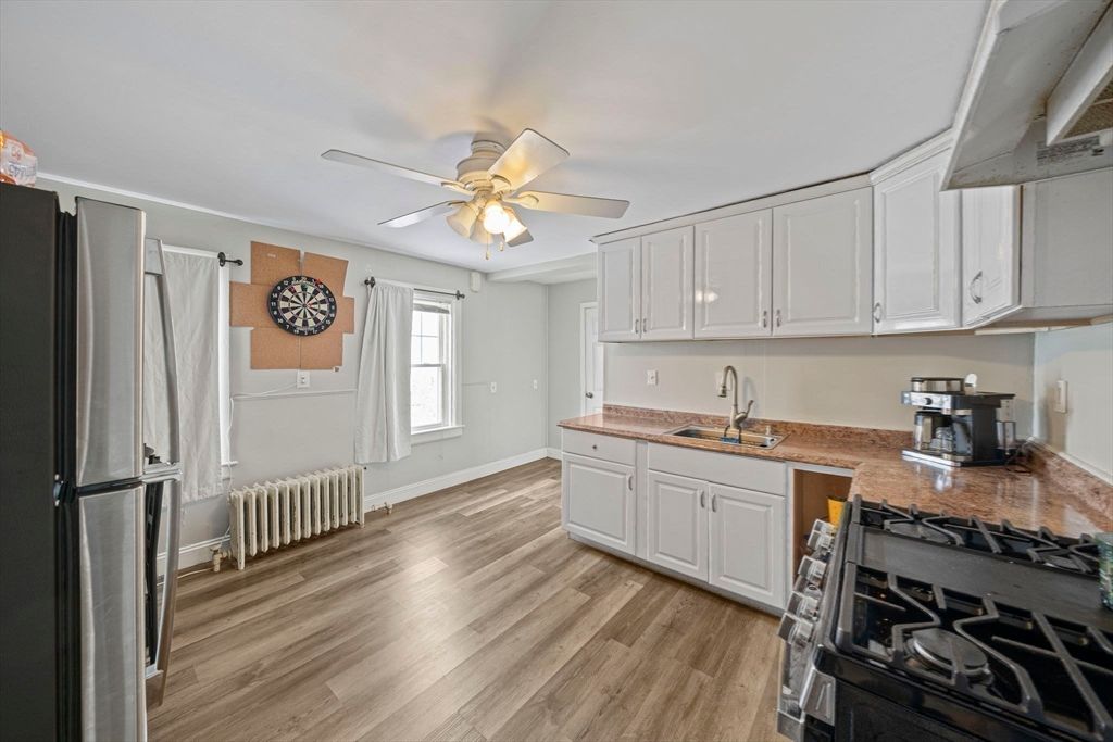 Interior, Kitchen, Wood Texture Flooring