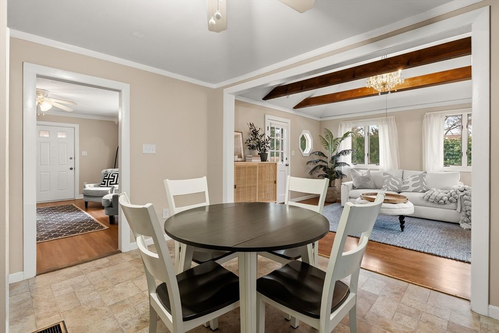 Dining room, Interior, Living room, Wooden Beams, Wood Texture Flooring