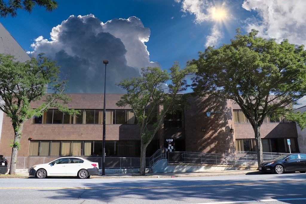 Exterior, Facade, Brick Facade, Condo Building