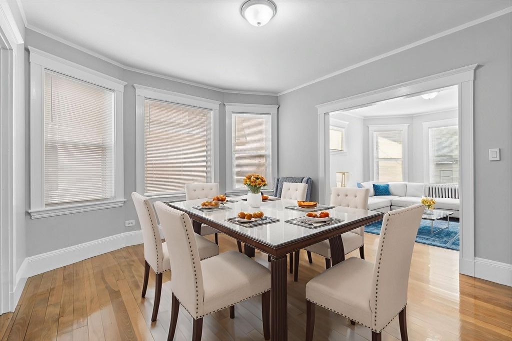 Dining room, Interior, Wood Texture Flooring