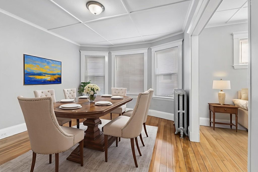 Dining room, Interior, Wood Texture Flooring