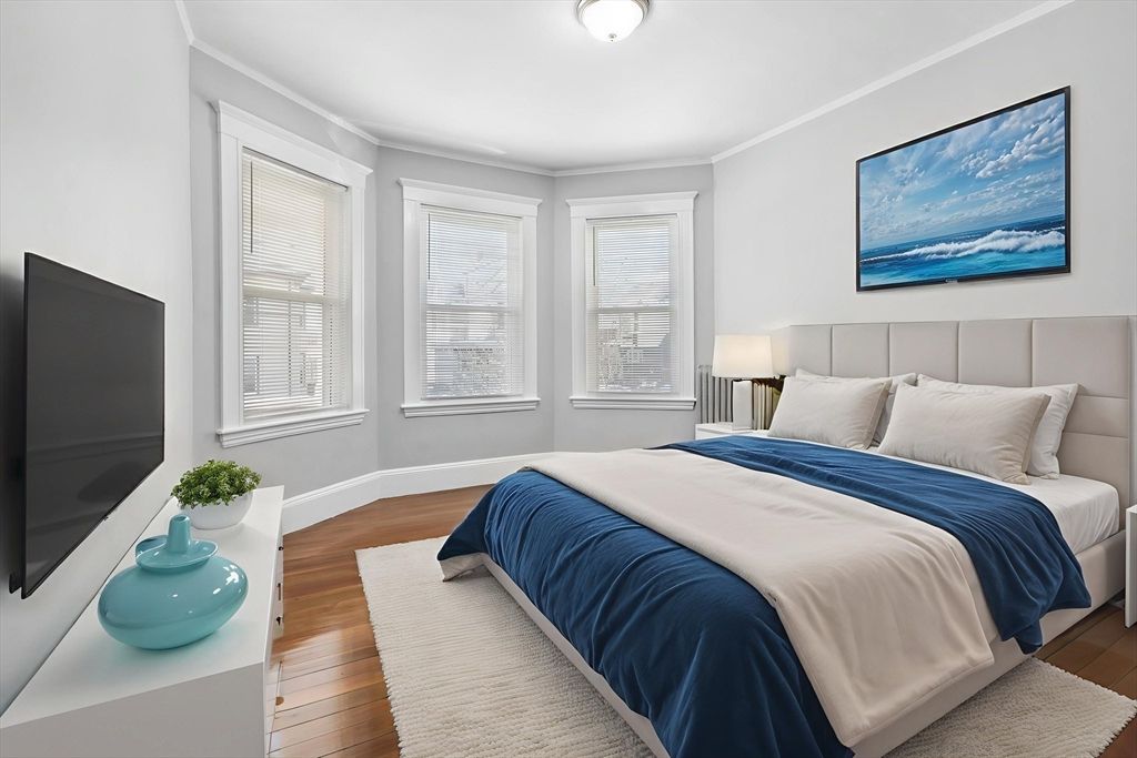 Bedroom, Interior, Wood Texture Flooring