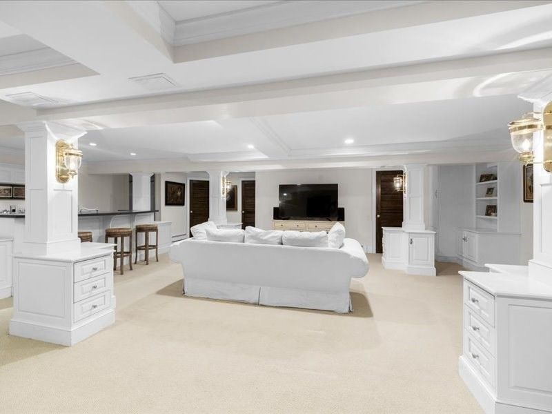 Interior, Living room, Recessed Lighting