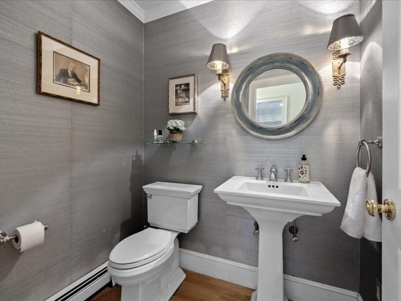 Bathroom, Interior, Wood Texture Flooring