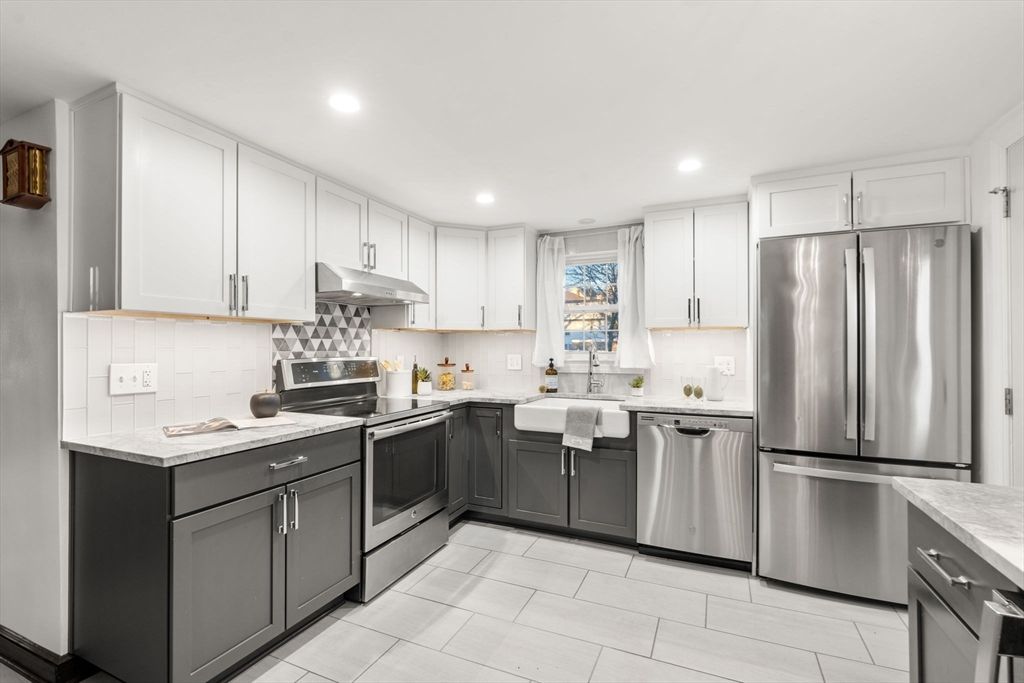 Interior, Kitchen, Recessed Lighting, Stainless Steel Appliances