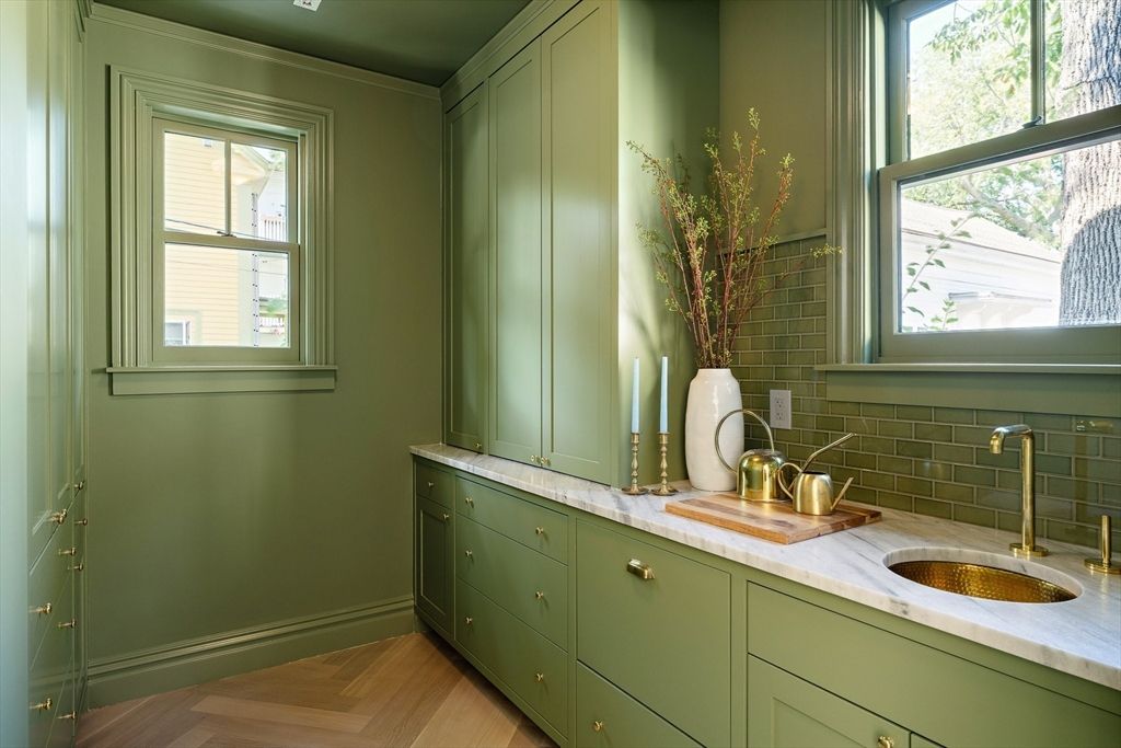 Bathroom, Interior, Wood Texture Flooring
