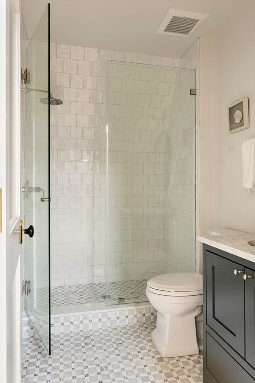 Bathroom, Glass Shower, Interior