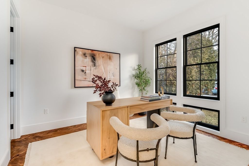 Home Office, Interior, Wood Texture Flooring